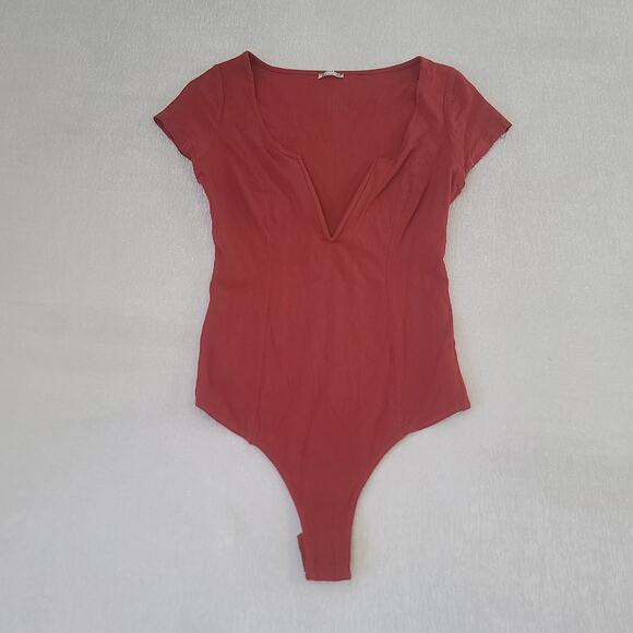 Intimately Free People Deep Conversation bodysuit Terracotta Size small Feminine - Picture 6 of 15